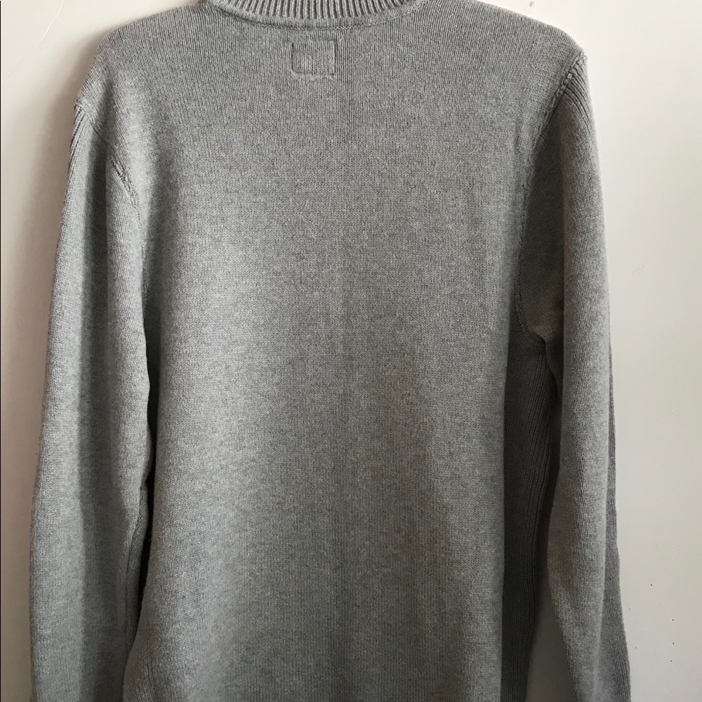 Chaps Size Medium Knit Sweater Pullover Denim Cot… - image 2